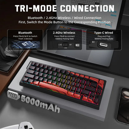 ATTACK SHARK X68PRO HE Wireless Keyboard