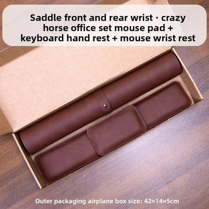 LuxPad Waterproof PU Desk Mat Set