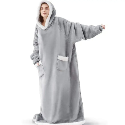Oversized Fleece Blanket Hoodie