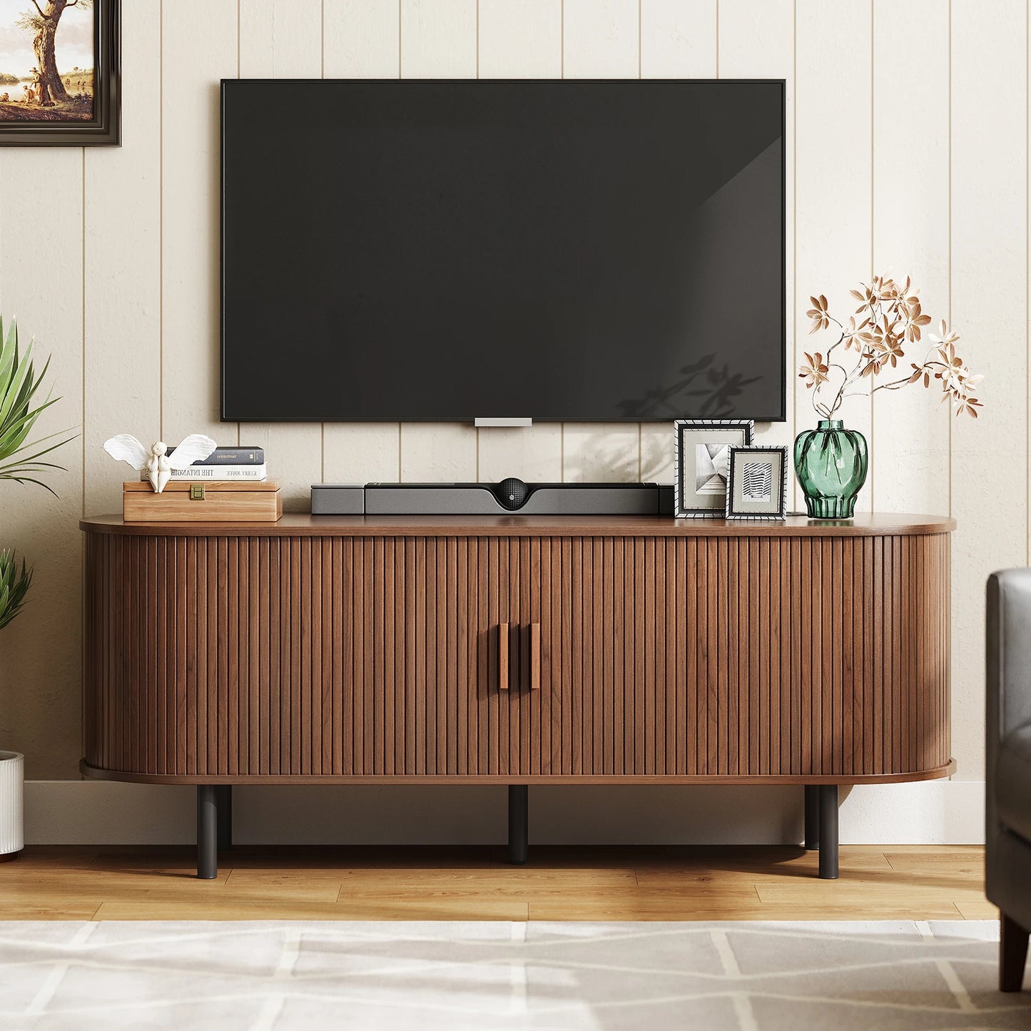 Emberly Sliding Door TV Console