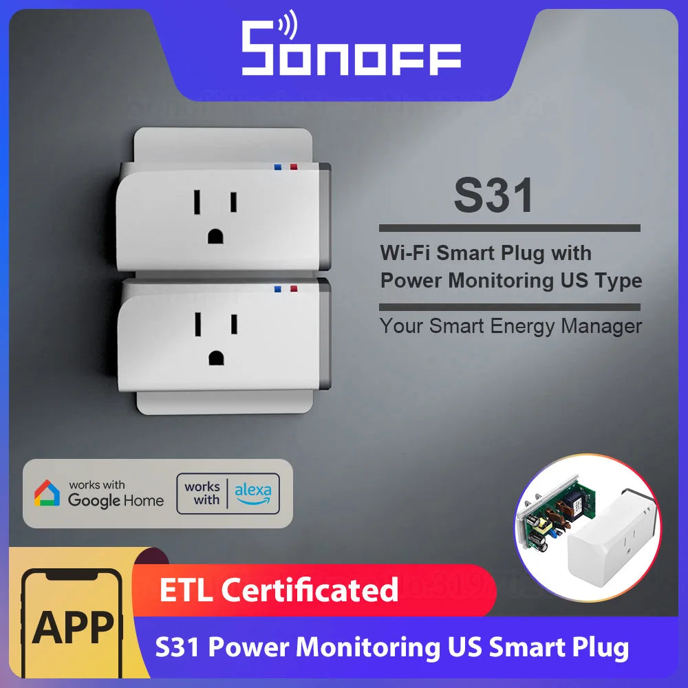 Smart Wi-Fi Plug with Power Monitor