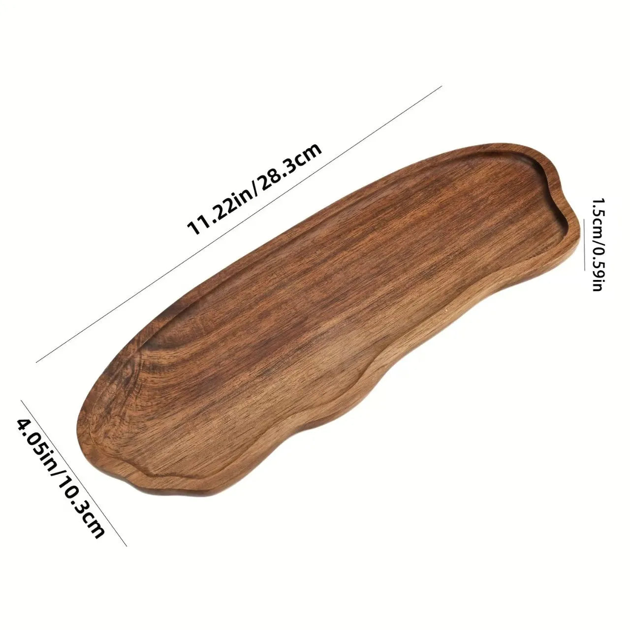 Acacia Wood Bathroom Sink Tray