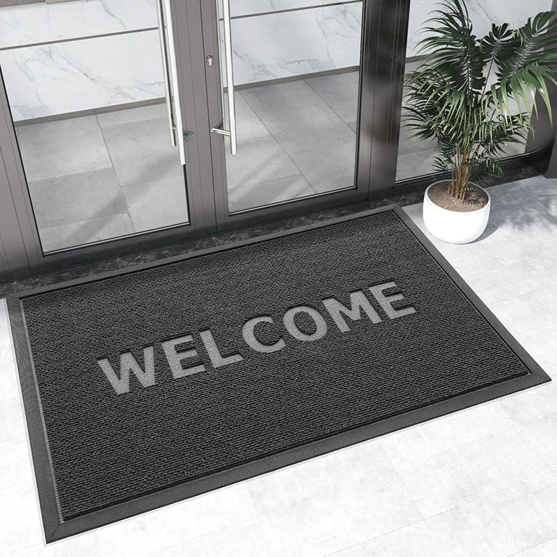 Ergové Outdoor Door Mat Rubber Polypropylene Dark Gray