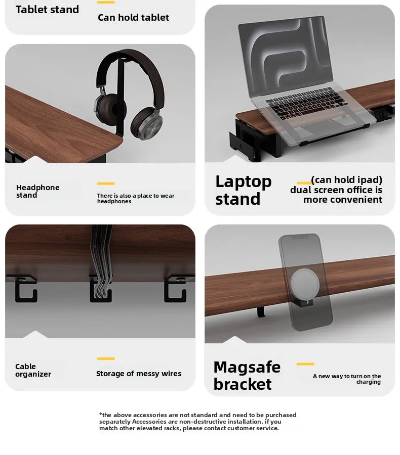 DeskMaster Modular Monitor Riser & Workspace Organizer