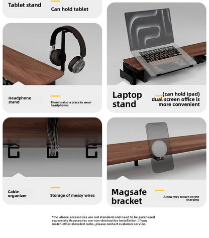 DeskMaster Modular Monitor Riser & Workspace Organizer