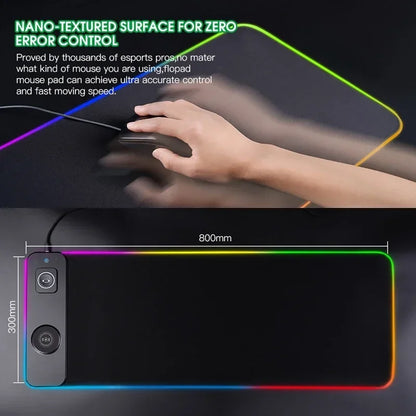 RGBCharge Wireless Keyboard Desk Pad