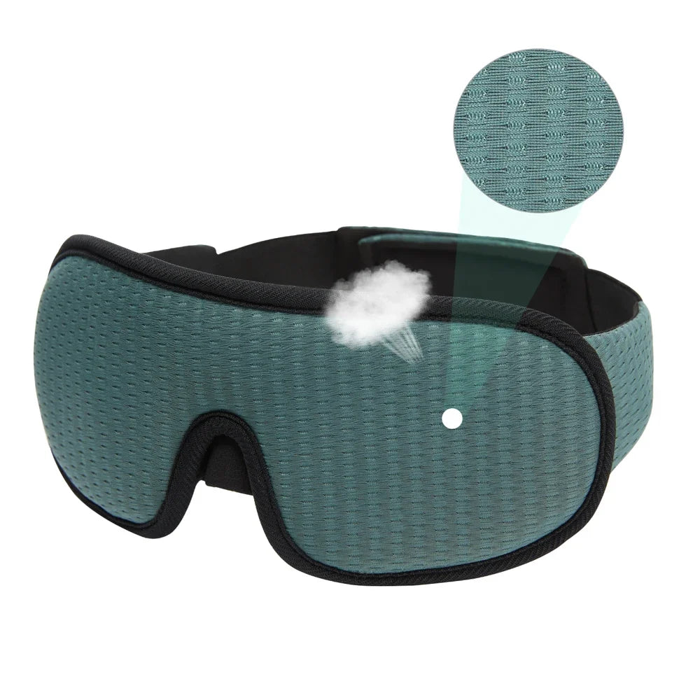 3D Sleep Mask - Total Blackout, No Pressure