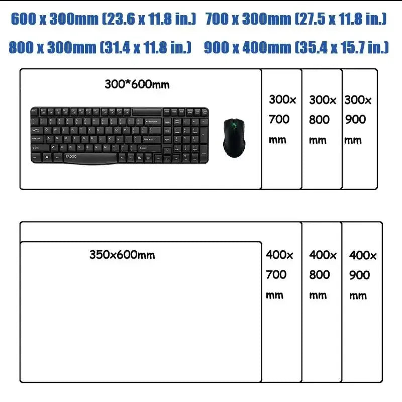 Waterproof Tarpaulin XL Gaming Mouse Pad