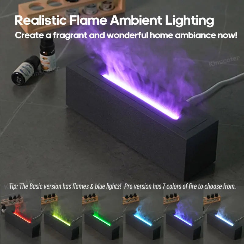 Flame LED Aroma Diffuser Humidifier