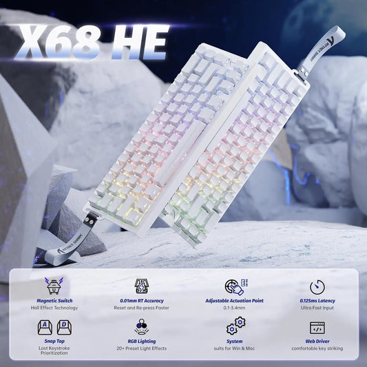 ATTACK SHARK X68 HE 60% Gaming Keyboard