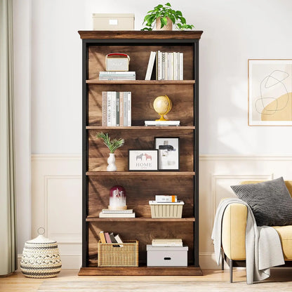 Ironwood 6-Tier Industrial Bookcase