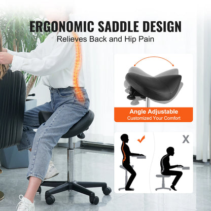 Adjustable Saddle Stool