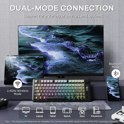 ATTACK SHARK M75 Wireless Gaming Keyboard