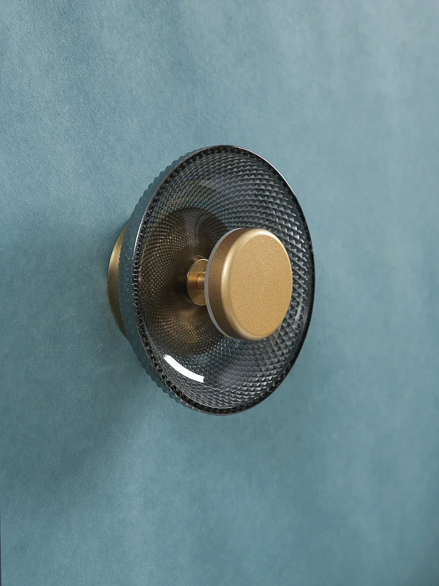 A Glass Disc That Glows From Within