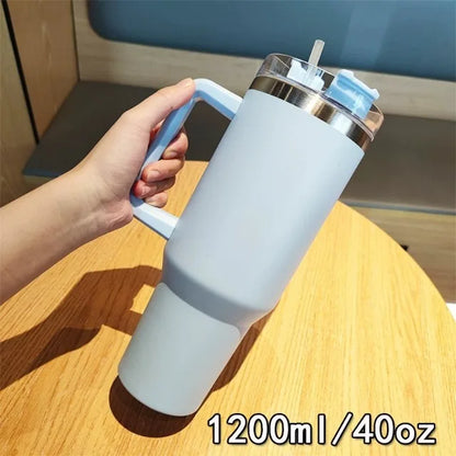 Insulated Water Cup with Straw