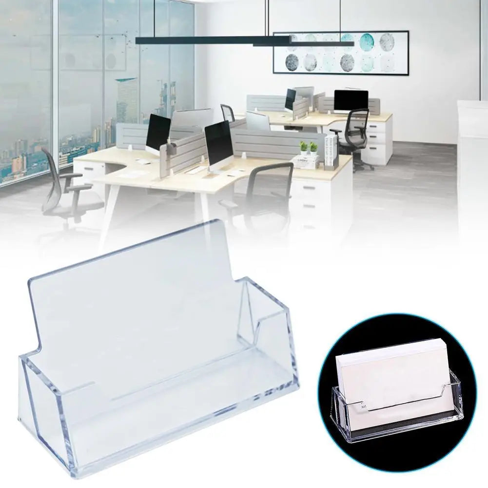 DeskAcrylic Clear Card Display Stand