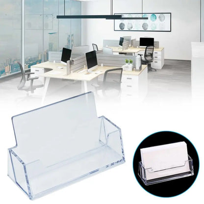 DeskAcrylic Clear Card Display Stand
