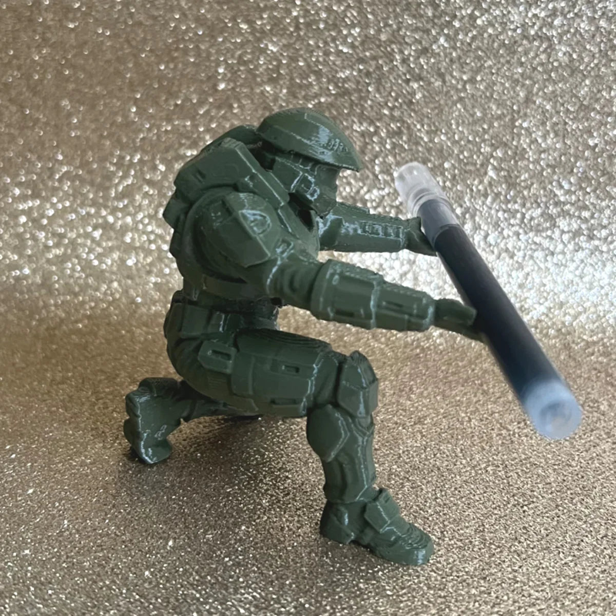 3D Printed Soldier Pen Holder