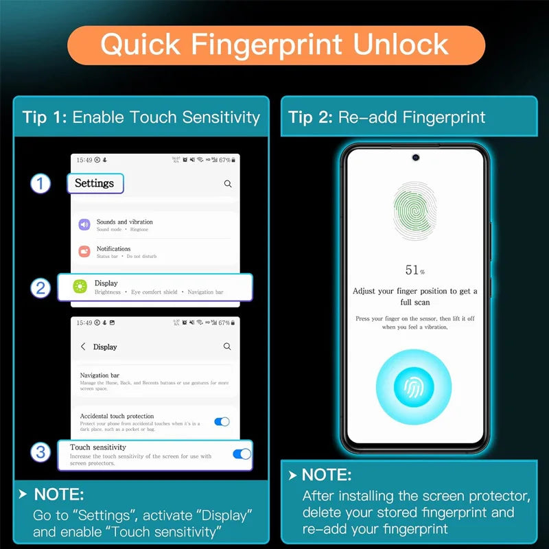 HD Samsung Screen Protector