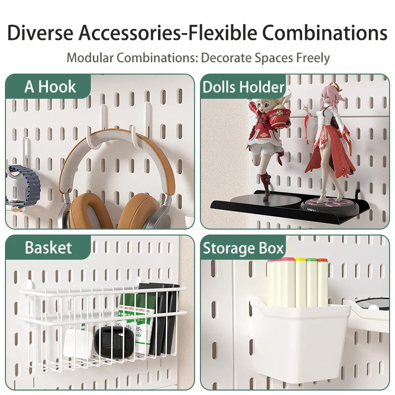 No-Drill Desktop Pegboard Organizer