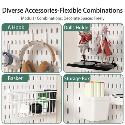 No-Drill Desktop Pegboard Organizer