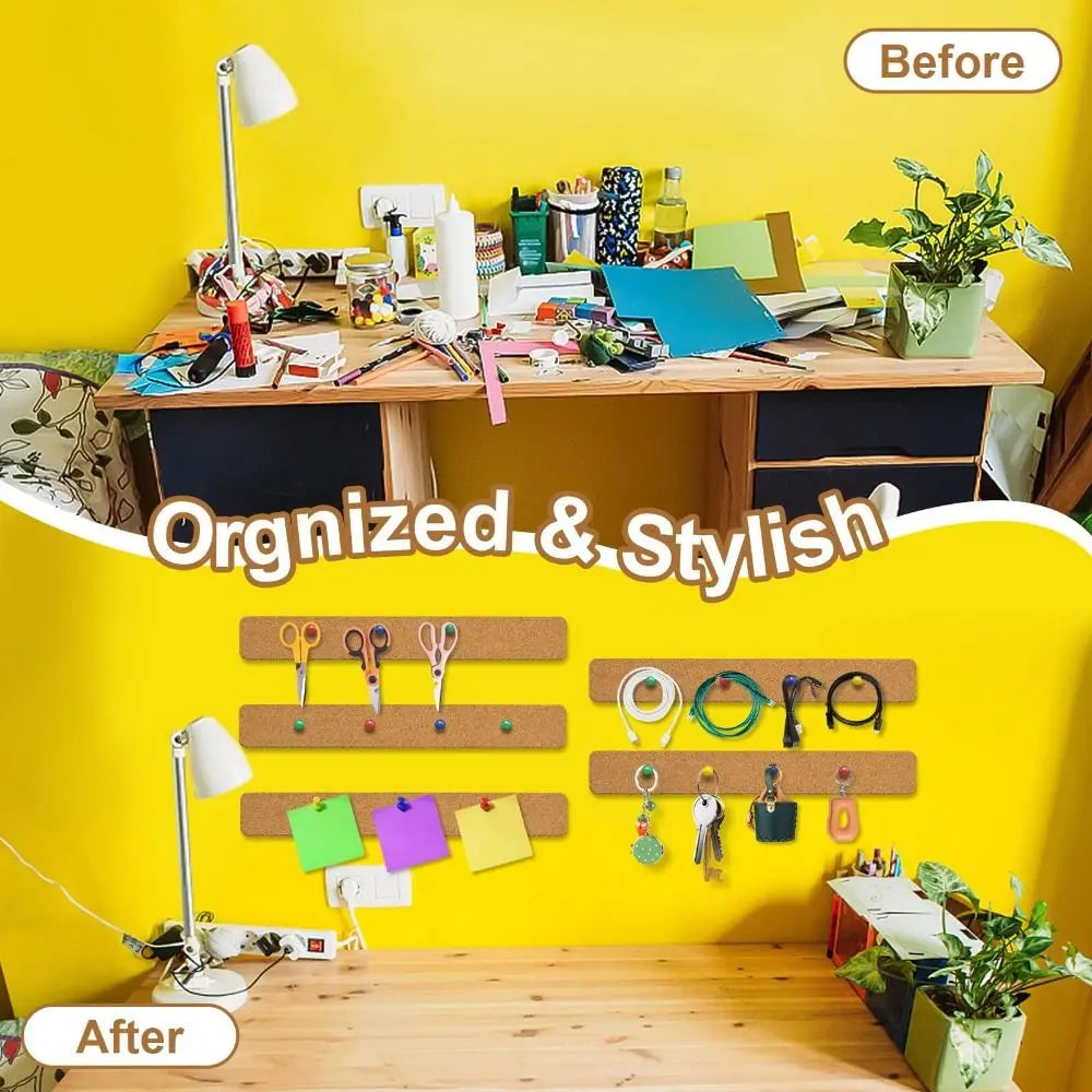 StickyCorK Self-Adhesive Pin Board