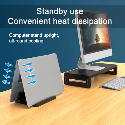 Vertical Dual-Slot Laptop Stand