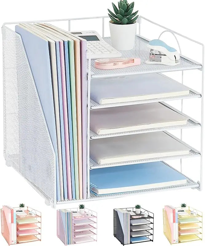 5-Tier Desktop Paper Tray Organizer