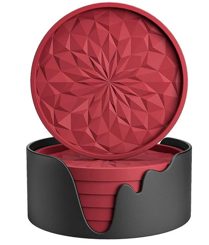 Silicone Round Coaster Set