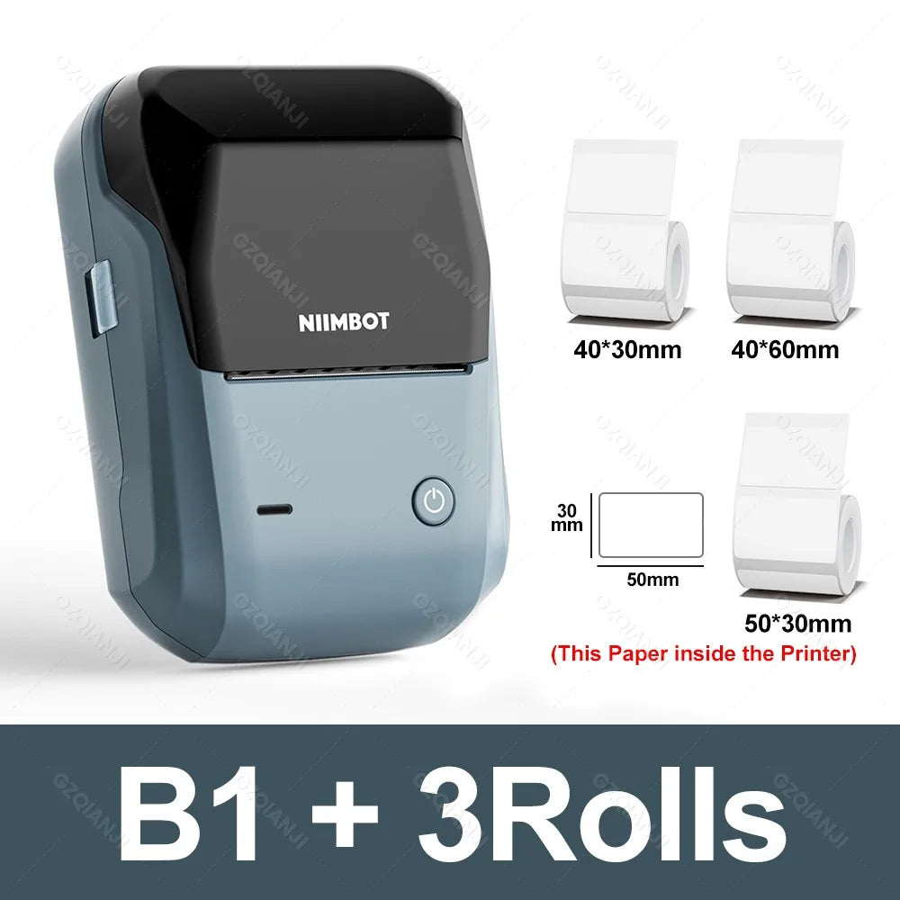 NiiBand B1 Bluetooth Label Printer