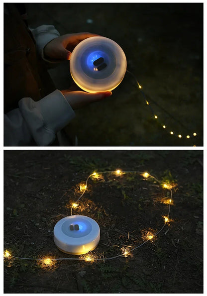 2-in-1 Rechargeable Camping Lantern & Reel Light