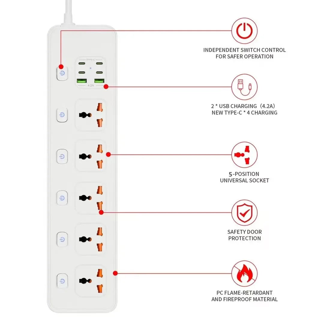 Universal Travel Power Strip
