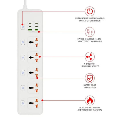 Universal Travel Power Strip