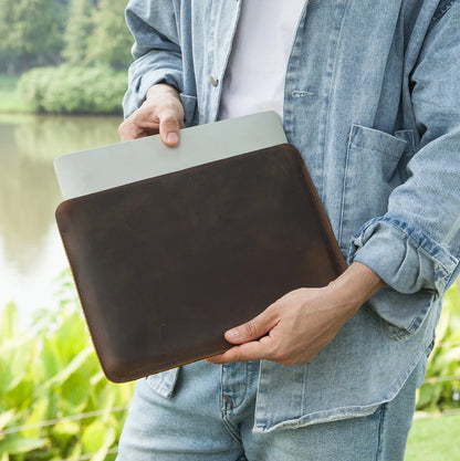 Cow Leather Laptop Sleeve