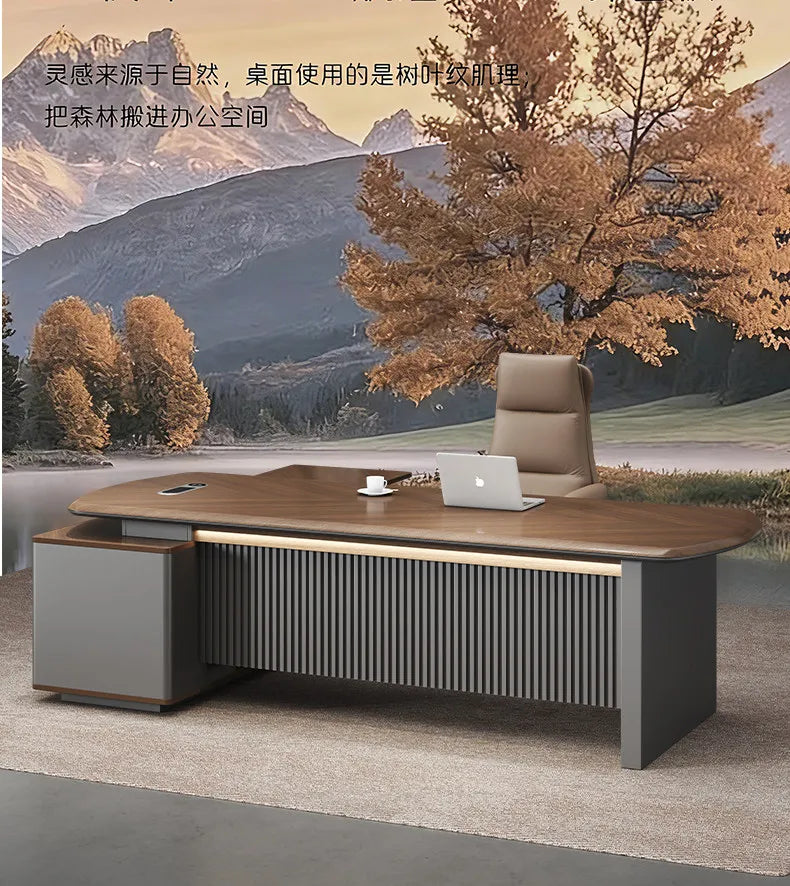 Dominion Executive L-Shaped Desk