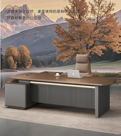Dominion Executive L-Shaped Desk