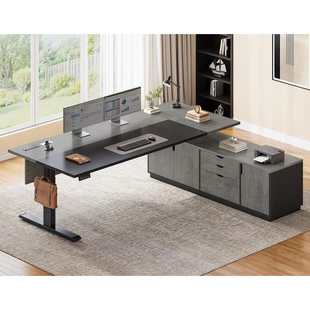 Everest L-Shaped Standing Desk