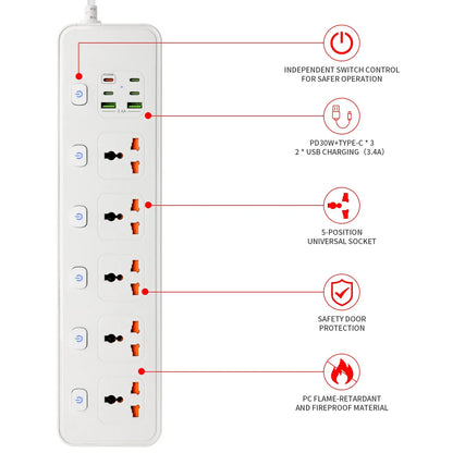 Universal Travel Power Strip