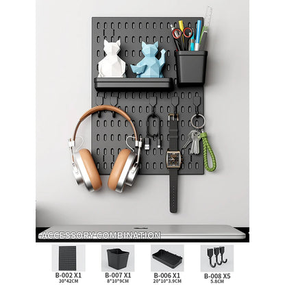 No-Holes Wall Pegboard Organizer