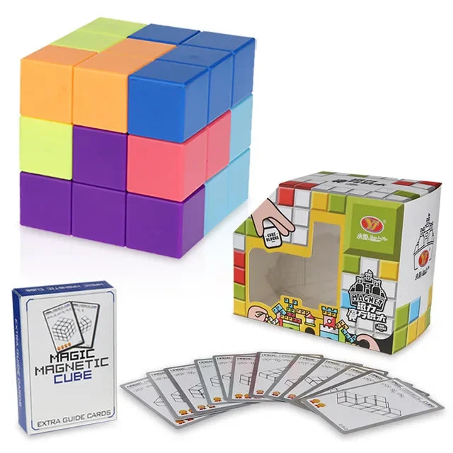 Magnetic Building Blocks Set - 7pc STEM Puzzle