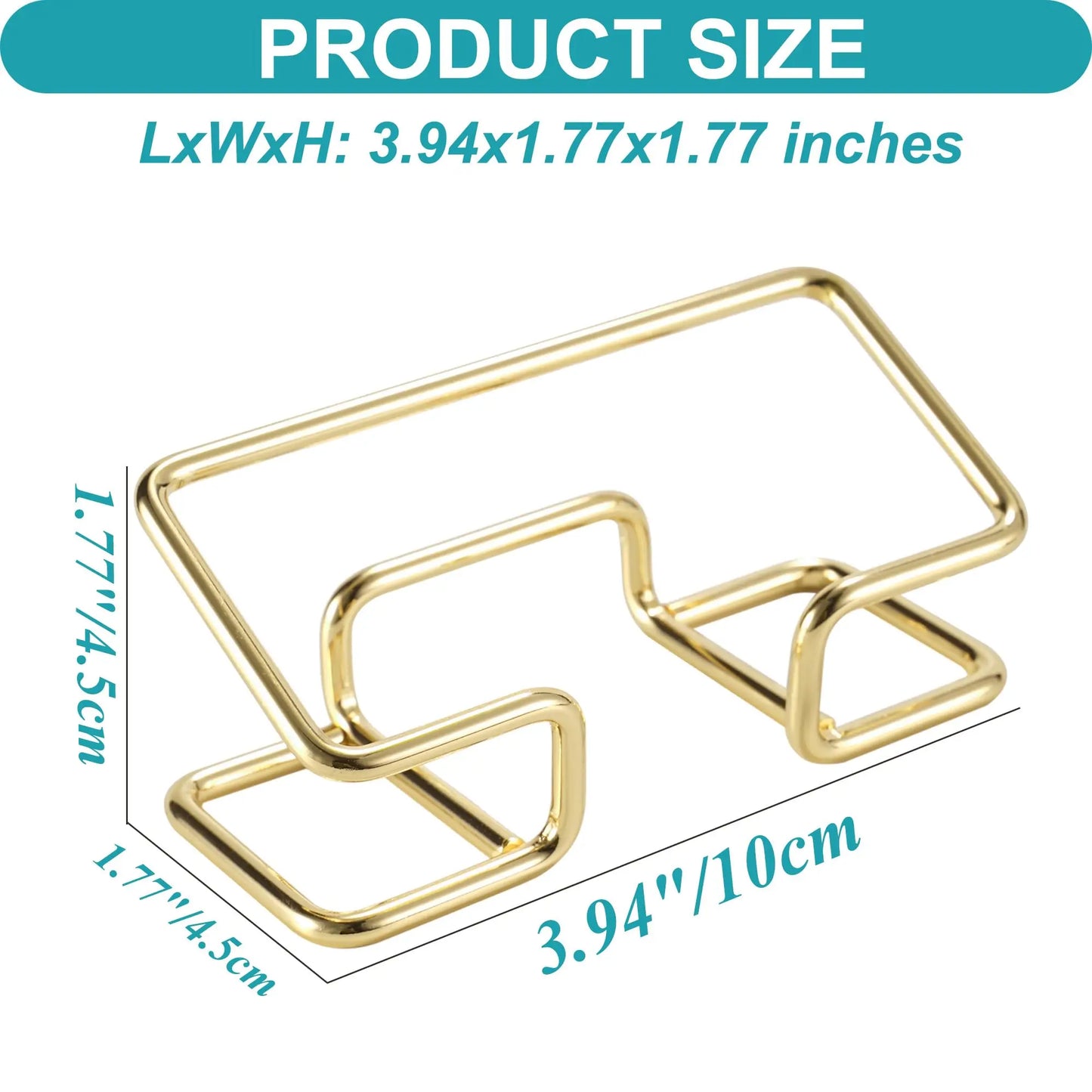 GoldDesk Metal Card Display Bracket