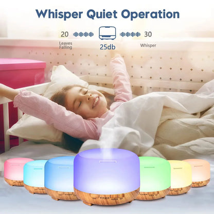 500ML Ultrasonic Humidifier & Diffuser