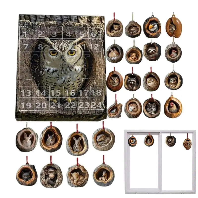 Cat Countdown Advent Ornament Calendar