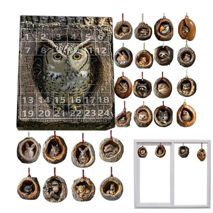 Cat Countdown Advent Ornament Calendar