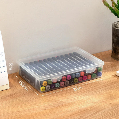 Clear Plastic Pencil Case Organizer
