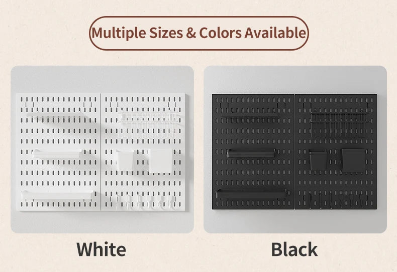 No-Drill Desktop Pegboard Organizer
