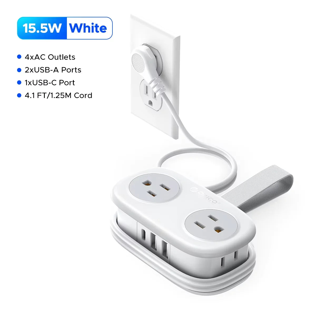 ORICO 4-Outlet Power Strip