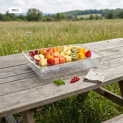Chilled Serving Tray and Bowl Set