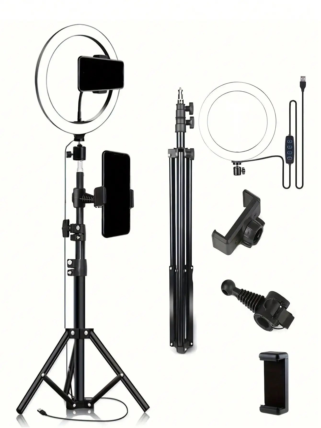 110cm Tripod with Ring Light