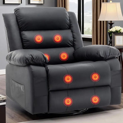 Halden Swivel Massage Recliner